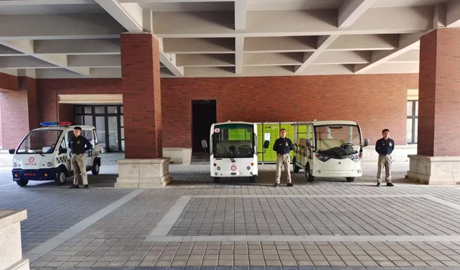 三毛保安全力护航建桥学院审核评估工作